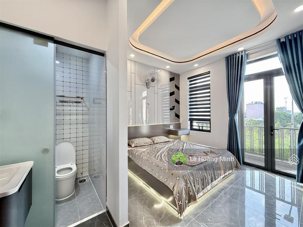 Nhà phố 4m x 15m, xây 3 tầng full nội thất hẻm 9m đường trần thị hè ( ht42)