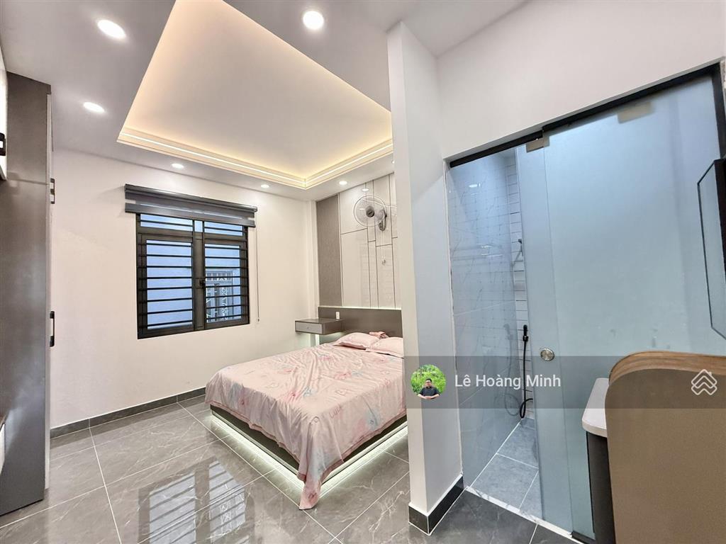 Nhà phố 4m x 15m, xây 3 tầng full nội thất hẻm 9m đường trần thị hè ( ht42)