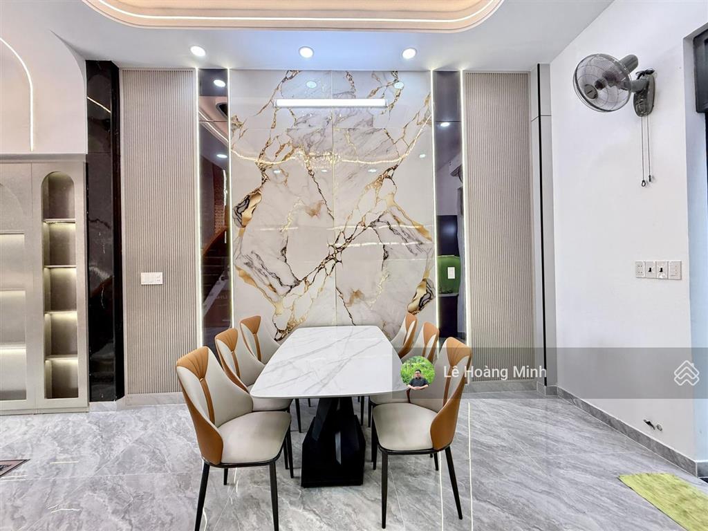 Nhà phố 4m x 15m, xây 3 tầng full nội thất hẻm 9m đường trần thị hè ( ht42)