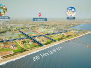 Đất nền mặt biển quất lâm, nam định nằm cạnh khu nghỉ dưỡng flamingo, quảng trường biển