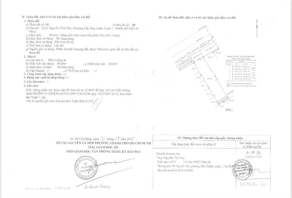 Bán đất tại nguyễn thái học, 12,5 tỷ, 84 m2, chính chủ chỉ với cơ hội đầu tư cực chất
