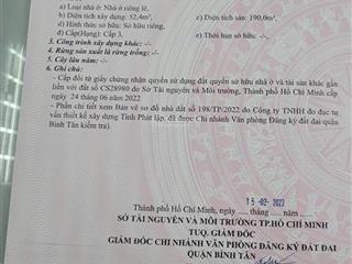Bbán nhà riêng 5pn + 5wc, 52.7m2, liên khu 45, bình hưng hòa b, bình tân, hcm, 100 triệu / m2 hot!