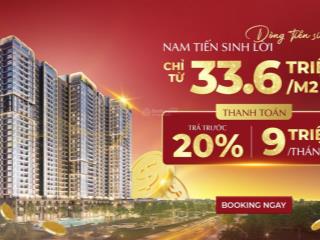 Thanh toán 20% với 280tr căn hộ giá chỉ 33,6tr / m2. cơ hội vàng để đầu tư năm 2025