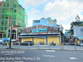 400m2, chỉ tiêu xây dựng hầm 7 tầng, mặt tiền dương quãng hàm gò vấp, giá 68 tỷ