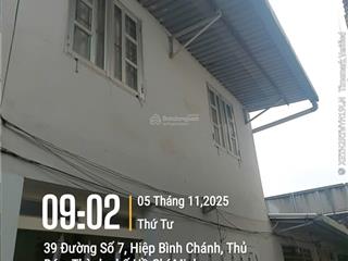 Cần bán nhà cấp 4 đường số 7 quốc lộ 13 hiệp bình chánh, thủ đức dt 100m2 sổ hồng, giá 7 tỷ