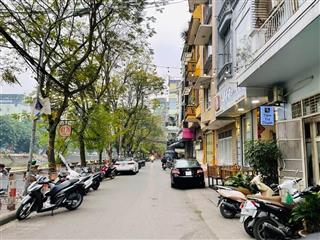 Bán nhà chùa láng, view mặt hồ, 2 mặt ô tô tránh 6 tầng thang máy, kinh doanh vỉa hè 64m2, 33 tỷ