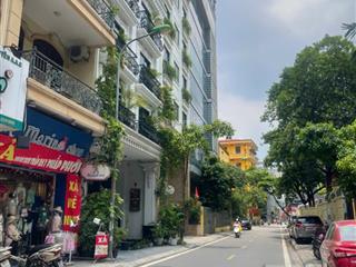 Bán nhà mặt phố linh lang  tòa apartment bề thế giá 65 tỷ  105m2 x 8 tầng hầm mt 10m. dt 210tr/th