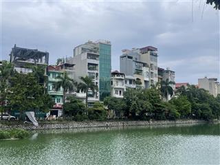 Bán nhà mặt hồ kim liên  đống đa. 130m2 x 10 tầng mt 5m giá 64,8 tỷ. ô tô tránh, thông sàn , hiếm