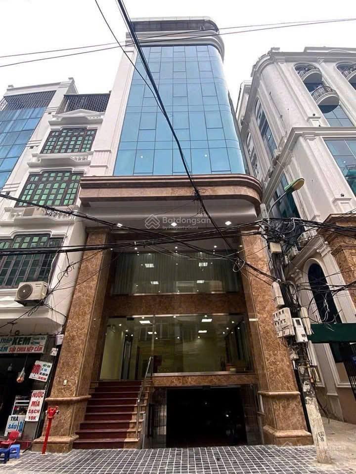 Giảm 20tỷ toà building phố trịnh đình cửu trần nguyên đán, 200m2x9t mt 9m giá 75 tỷ, dt 200tr/th