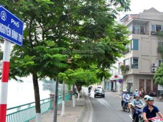 Bán ks phố nguyễn đình thi  tây hồ. 220m2 x 5t mt 10m giá 85tỷ. dt 180tr/th, 20m ra hồ tây, hiếm