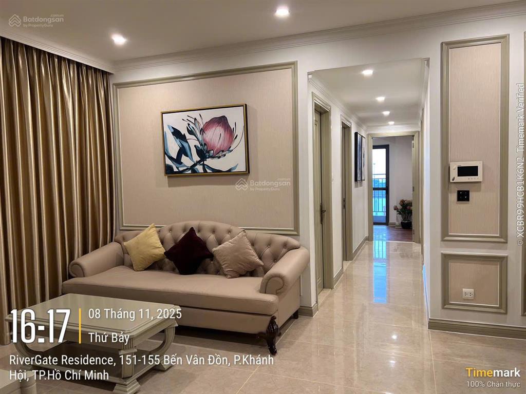 Căn góc 3pn tầng 30 river gate  3 mặt thoáng, nhà mới 100%