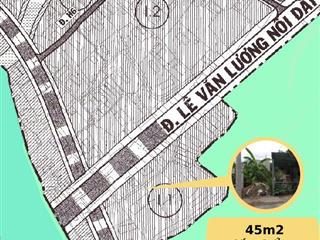 Bán đất hẻm 2009 lê văn lương, nhà bè, 2.2 tỷ, 45 m2 hàng hot