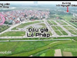 Chủ lo việc cần bán gấp mảnh đất tại lễ pháp, tiên dương, đông anh ngay cầu nhật tân ô tô đỗ cửa