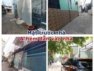 Giá chỉ 3,7 | 1 trệt 1 lửng 3pn 52m² nhà 2 mặt hẻm (trước, sau) 439/ hồ học lãm | tặng phí tb 0,5%