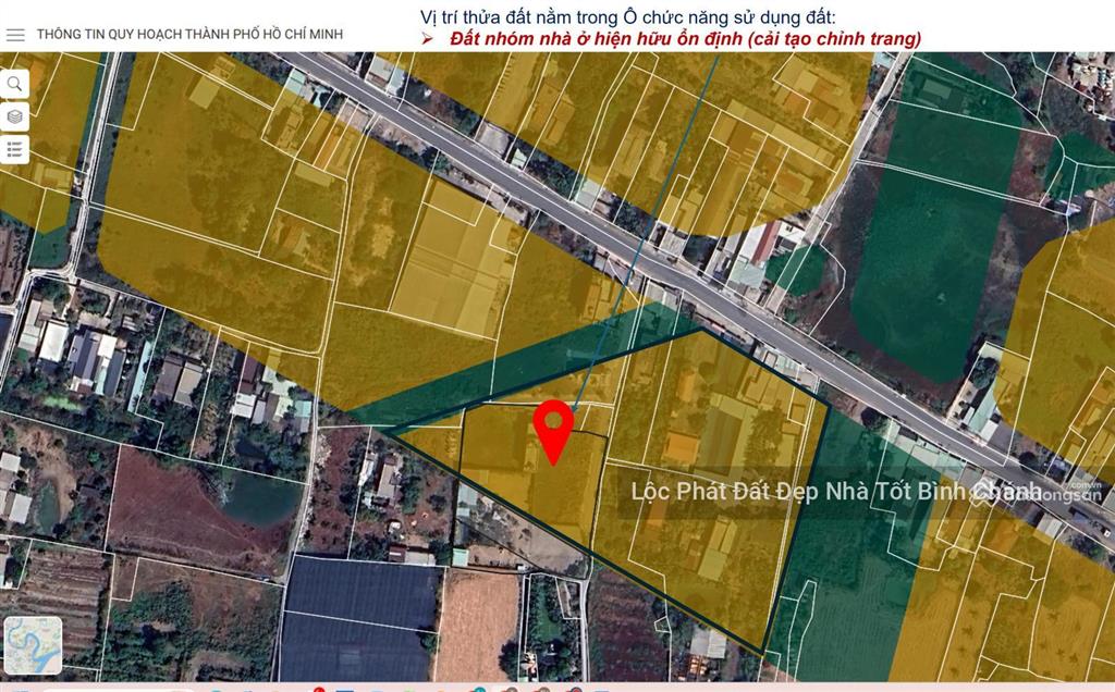 Bán đất full thổ 124m² 5x25m hoàng phan thái, bình chánh, hẻm ô tô 8m , không qh, không lg, tl 4 tỷ