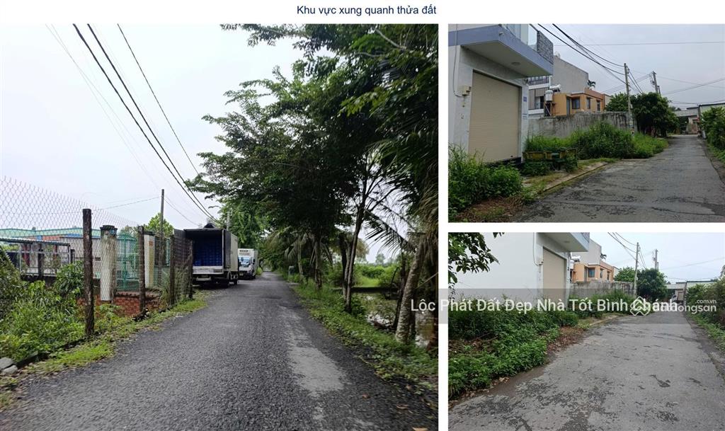 Bán đất full thổ 124m² 5x25m hoàng phan thái, bình chánh, hẻm ô tô 8m , không qh, không lg, tl 4 tỷ