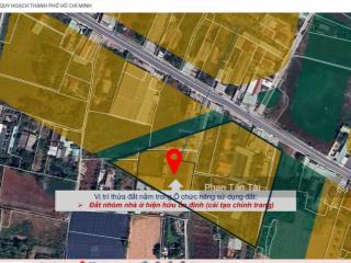 Đất full thổ cư 122m2 hẻm 6m ô tô 80m ra hoàng phan thái, bình chánh chủ bán rẻ ở kv ct trung lương