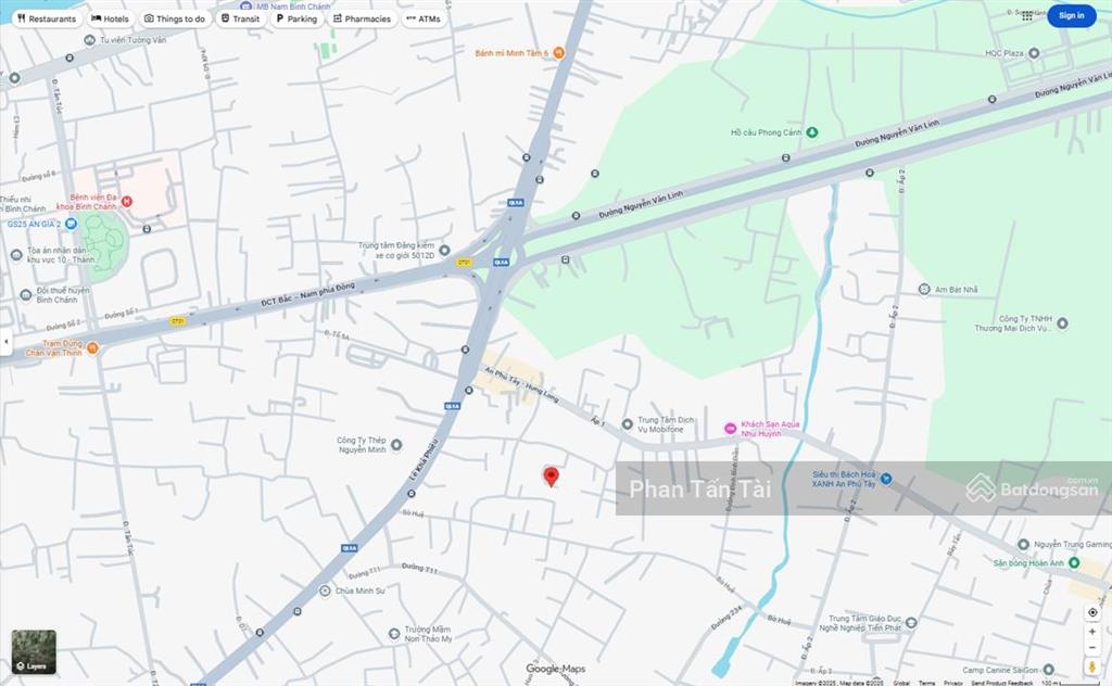 Đất an phú tây gần đầu mối bình điền chánh chủ bán ngang 5,8m 153.2m² odt /161.2m² cn giá 3.2 tỷ