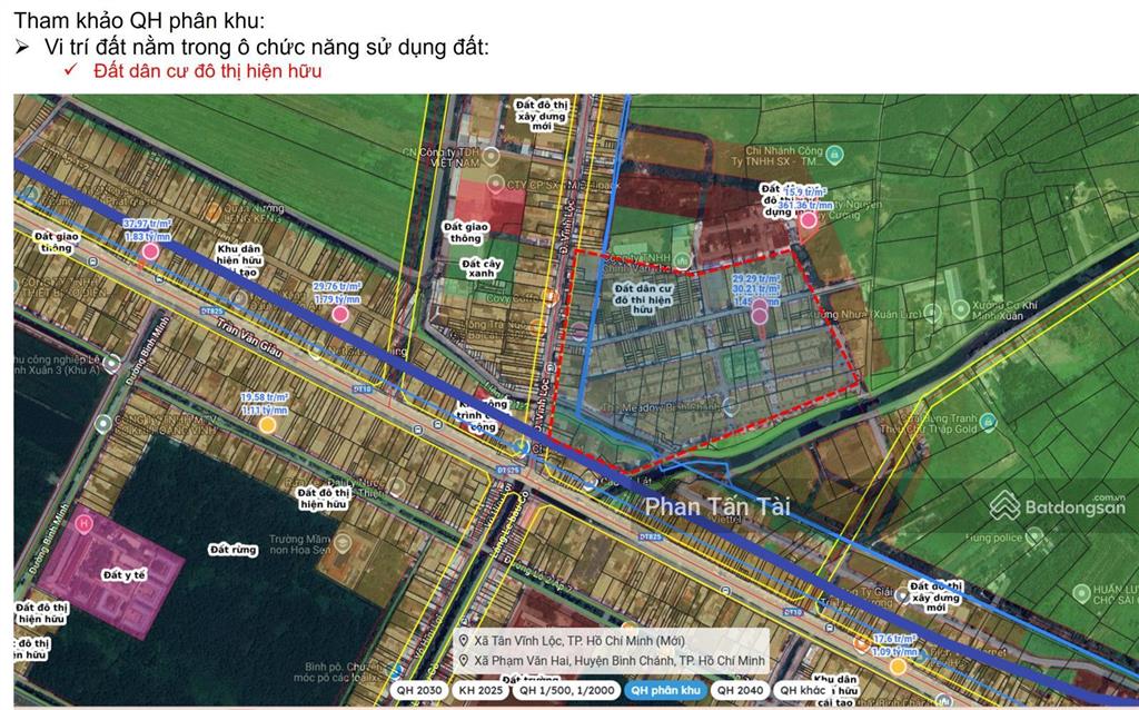 Bình chánh chủ bán 256m² (188,5m² odt) ngang 14m đất nền mặt tiền liên ấp 12 ra trần văn giàu 200m