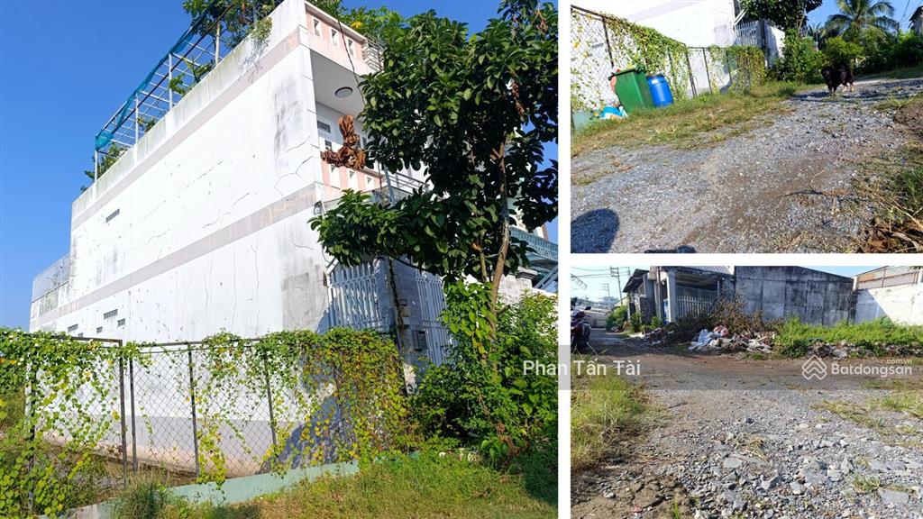 Cạnh chợ bình chánh chủ bán đất ngang 8m hướng đông 160m2 lô góc hẻm ô tô thông ra lê khả phiêu ql1