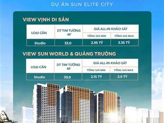 HOT!!! Chỉ với 700 triệu sở hữu ngay căn hộ dự án Sun Centro Town view vịnh di sản Hạ Long