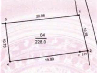 Mảnh đất xót lại phường ngọc thụy hơn 230m, hai mt~11m giá cho ndt