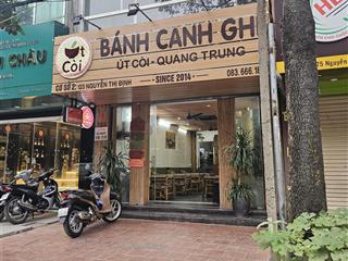 Cho thuê mặt bằng kd nhà hàng, café, thời trang, spa ở linh đàm  80m2 mặt tiền 7m