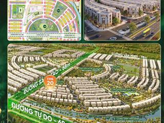 Liên kề pk thiên hà vinhomes golden city, sát trục đường lớn 68m trung tâm dự án, kinh doanh tốt