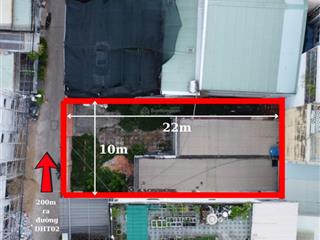 Nhà cấp 4  210 m² hẻm ô tô  đông hưng thuận 02, q.12, chỉ 13 tỷ!