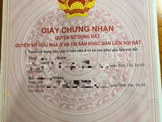 Bán gấp nhà mặt tiền đường số 7 an lạc bình tân