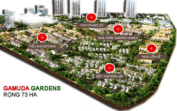 Bán biệt thự đơn lập, gamuda gardens, hoàng mai, hà nội
