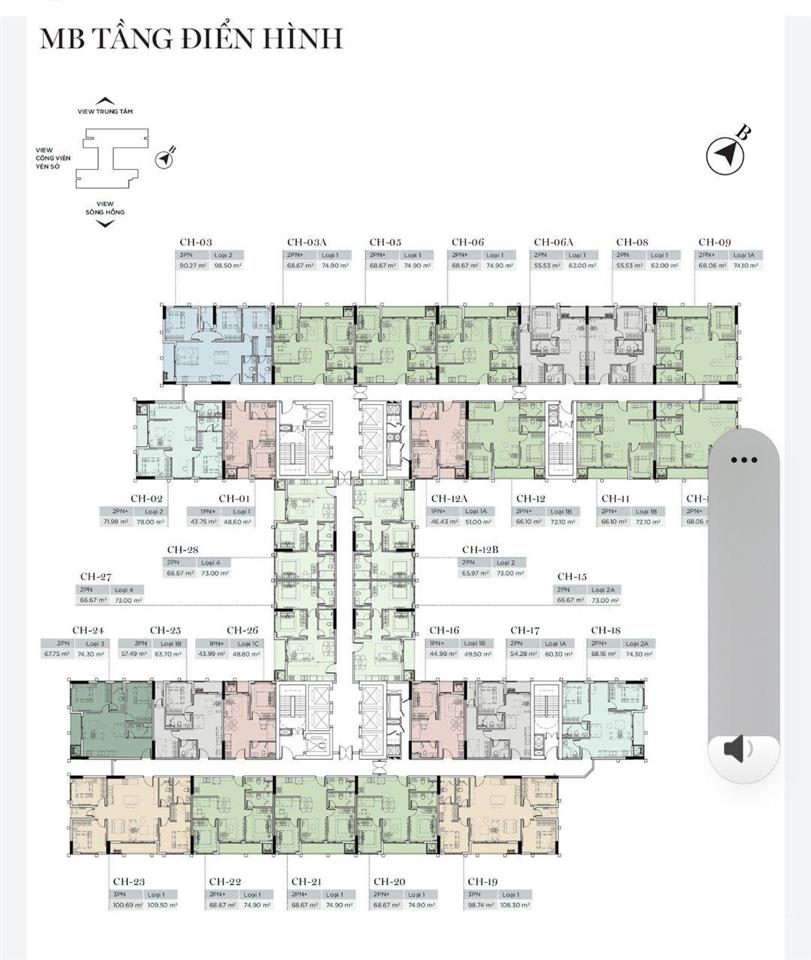 Bán chung cư 1pn + 1 tòa the zen, gamuda, hoàng mai, hà nội