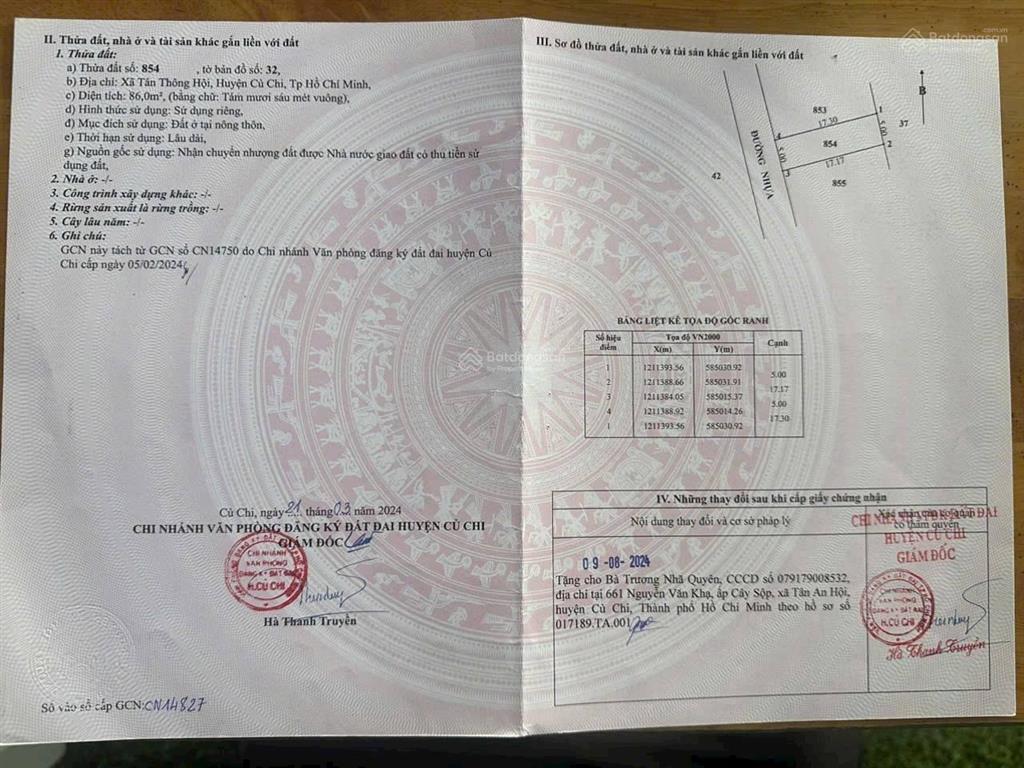 Bán gấp nhà 2pn đường suối lội, xã tân thông hội. dt 86m2, nhà xây kiêng cố, shr, giá 2 tỷ 5.