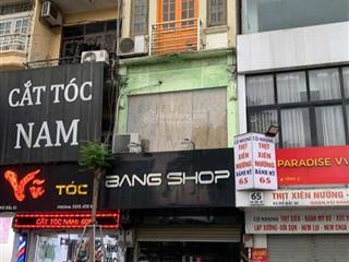 Hot! cho thuê mặt bằng kinh doanh phố hàng nón dt 40m2 x 4t, mặt tiền gần 5m, thông sàn, 70tr.
