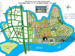 Mở bán đất đặng thùy trâm, bình thạnh  ngay cầu bình lợi. 60m2. đường 7m, sổ riêng