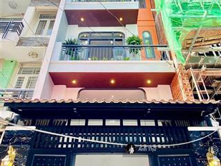 Vị trí đẹp gần chợ gò vấp. nhà 38m² nguyễn văn nghi, xây 1 trệt 3 lầu. giá 1 tỷ 860, hẻm 4.5m.