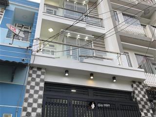 Gần vincom phan văn trị dưới 6 tỷ, căn 58m2 đường số 14, gò vấp, hẻm 4.5m, xây 1 trệt 3 lầu