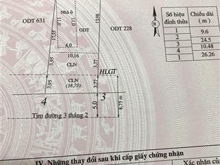 Bán đất mặt tiền đường 3/2 hà lam, thăng bình, qn