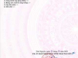 Lô cạnh góc đẹp, nhiều tiện ích tại phường ba hàng, phổ yên, thái nguyên, 1.8 tỷ, 75m2