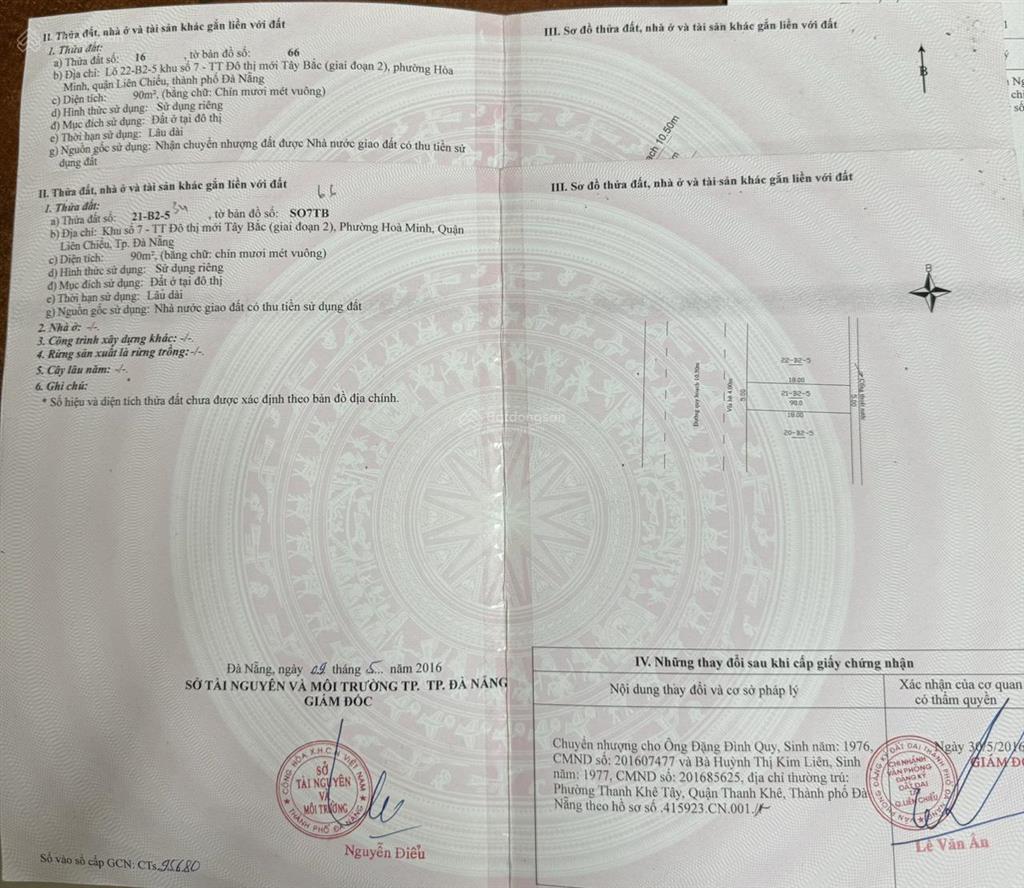 Đất nền phân lô  liên chiểu, đà nẵng , 13,6 tỷ, 180m2, đường 10,5m , đà nẵng