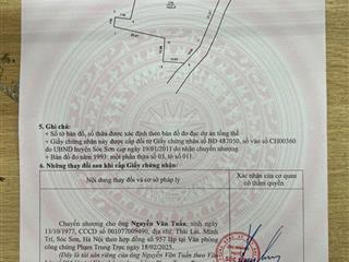 Chính chủ cần bán đất phân lô đẹp dt từ 100  1000m2 tại minh trí sóc sơn, giá ưu đãi 0969 242 ***