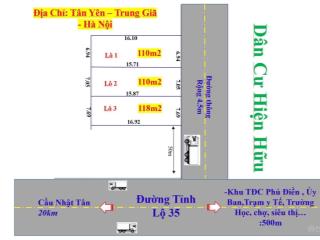 Mở bán 3 lô đất f0 cực tiềm năng tại trung giã , sóc sơn, hà nội. giá cả cực hợp lý cho nhà đầu tư.