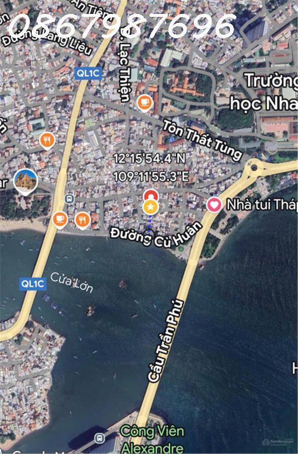 Bán nhà 2 tầng hẻm xe máy, cách bờ kè Cù Huân 70m – P. Bắc Nha Trang, giá chỉ 3,3 tỷ