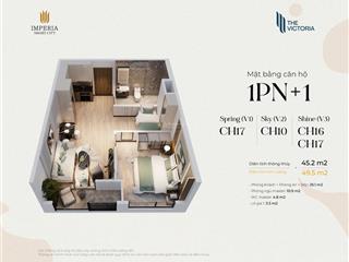 Chủ nhà cần bán căn 1pn + the victoria giá chỉ 3tỷ450 trên hdmb, 2 hầm để xe,miễn phí dịch vụ 2 năm