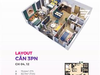 Chủ nhà cần tiền bán lại căn gs5.0x04 diện tích 75m2 giá rẻ nhất vinhomes smart chỉ 5 tỷ bao phí