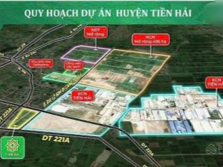 Bán đất nền dự án tiền hải center city, thái bình 100m2, giá từ 27tr/m2