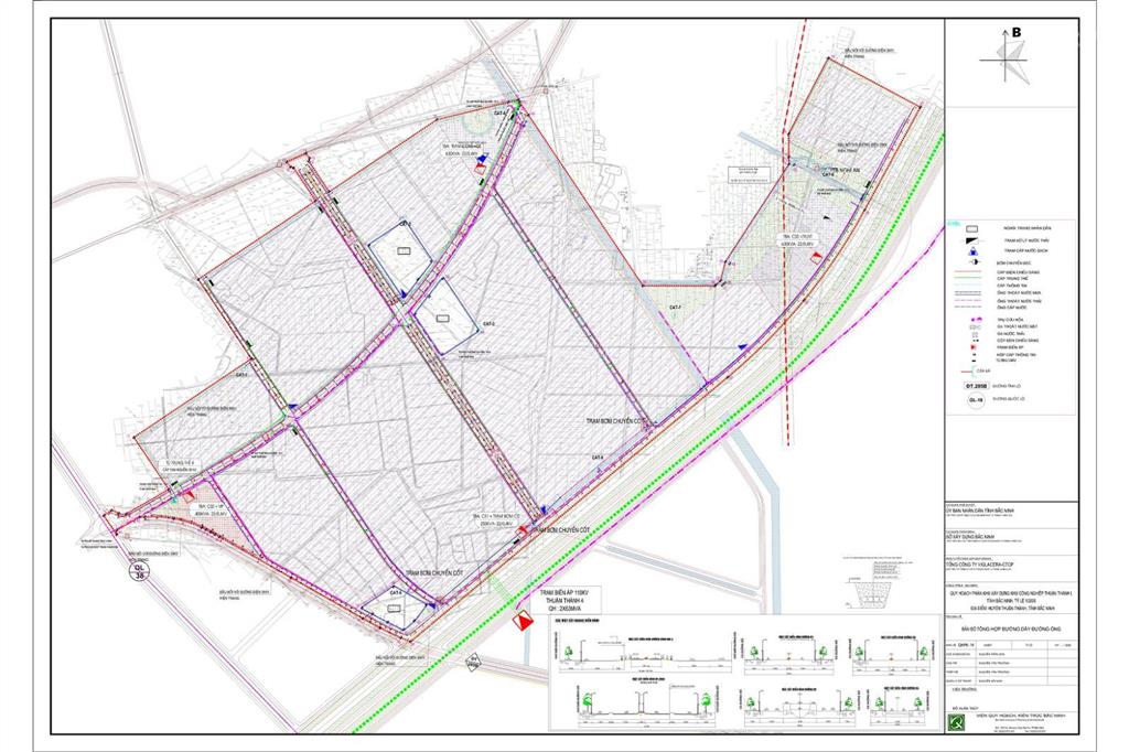 Ký trực tiếp từ cđt lô 1ha đất kcn thuận thành i, bắc ninh  vị trí, hạ tầng hoàn thiện, giá tốt