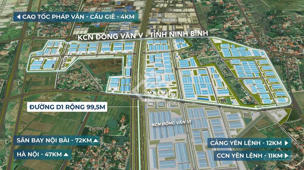 Bán đất xd nhà máy dt từ 6000m²  1ha kcn đồng 5, hà nam  tt trục cn phía nam hà nội |giá 2,5tr/m²