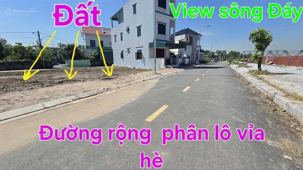 Bán đất mặt tiền đối diện (view) sông đáy cạnh khu đô thị tài tâm, trung tâm thành phố phủ lý