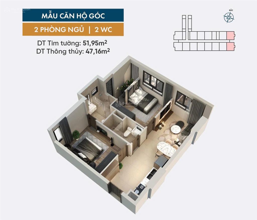 Bán căn hộ 2pn block r2 tầng cao  view công viên  giá 1,9 tỷ